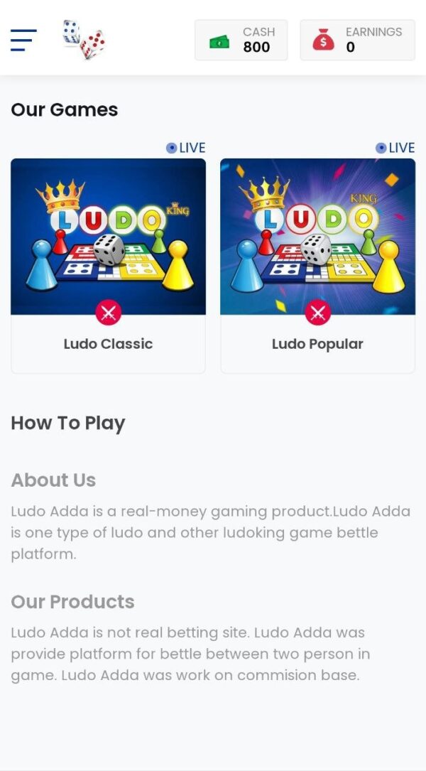 Ludo Turnament Script Working Code4u ✅💯